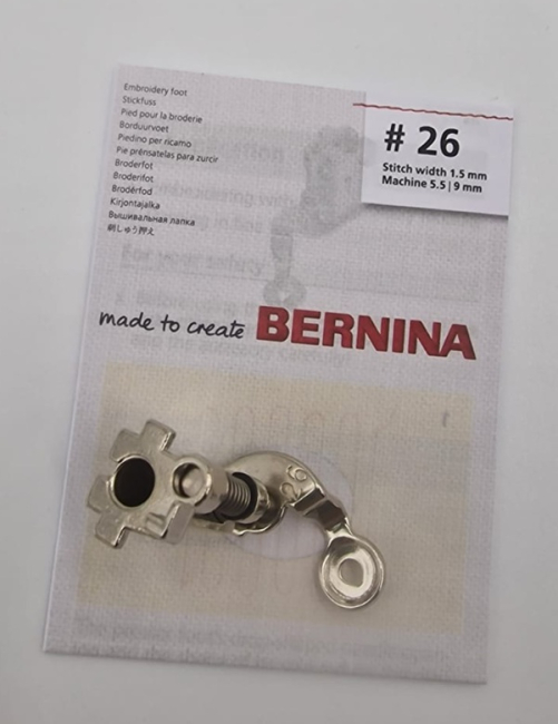 Bernina Stopffuss 26